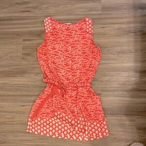 Adorable‎ sleeveless coral mini dress/ coverup from WHITE STUFF